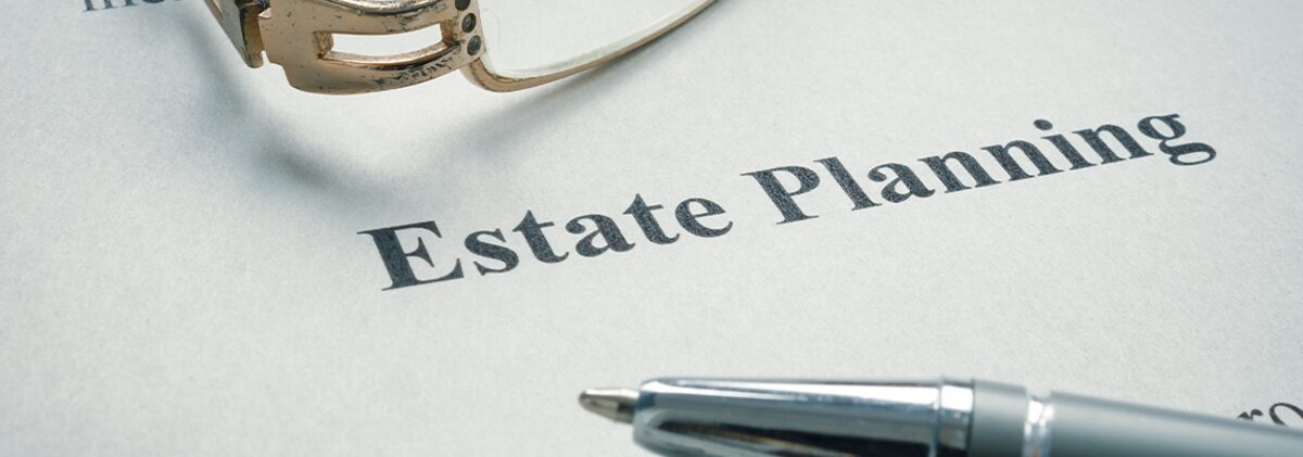 Estate Planning Document with a Pen
