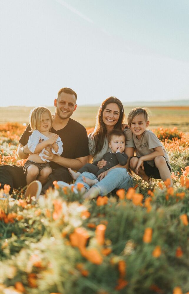 A family reviewing their estate plan together